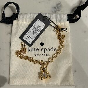 kate spade Gold Teddy Bear Bracelet